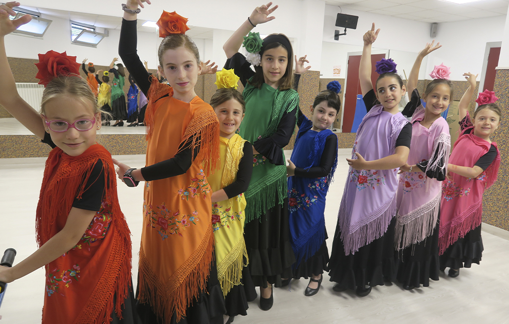 grupo de bailaoras flamenco Life Gym
