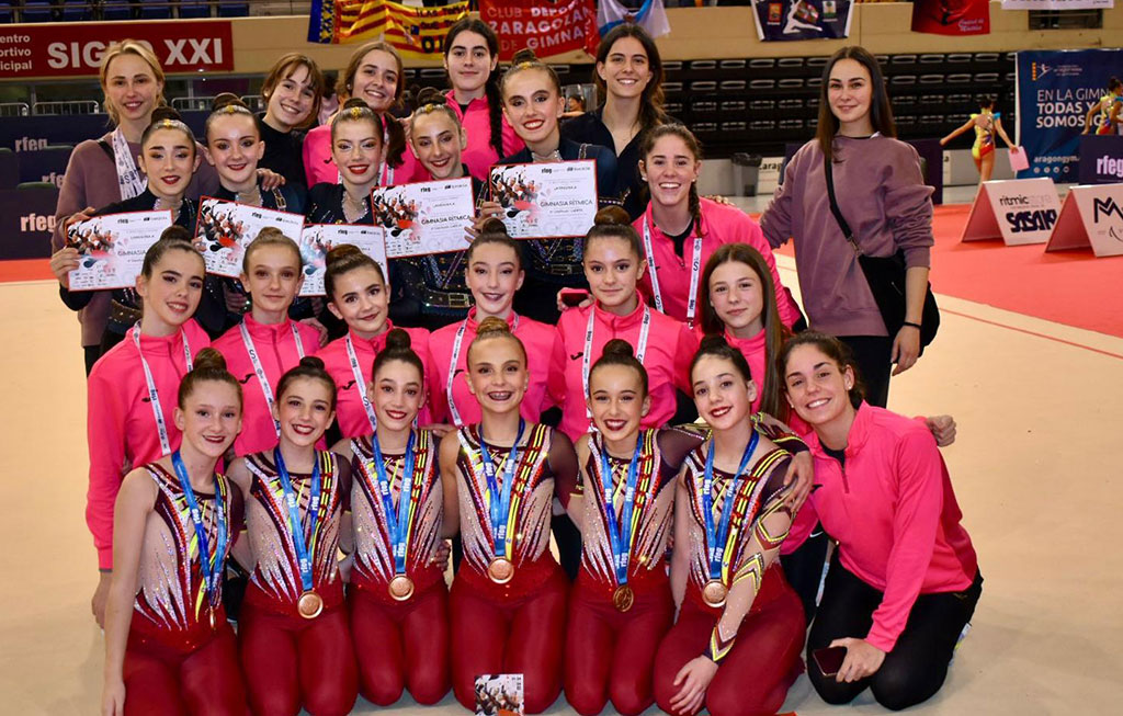 Equipos de gimnasia rítmica de Larraona