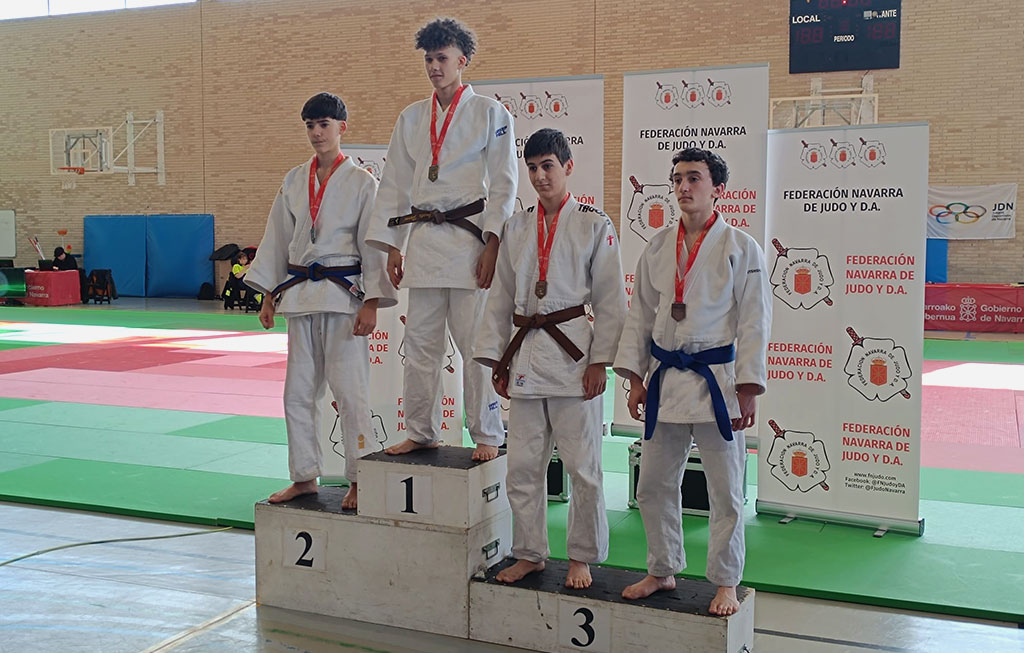 Premios Judo Categoría Cadete masculino 