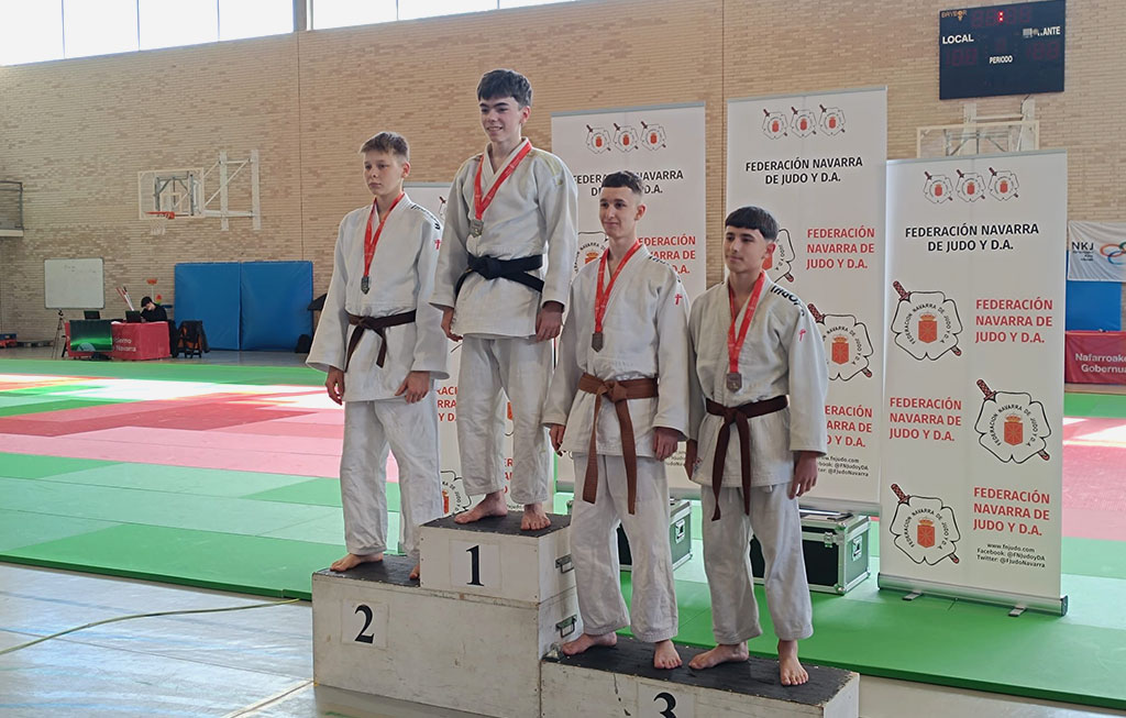 Premios Judo Categoría Cadete masculino 