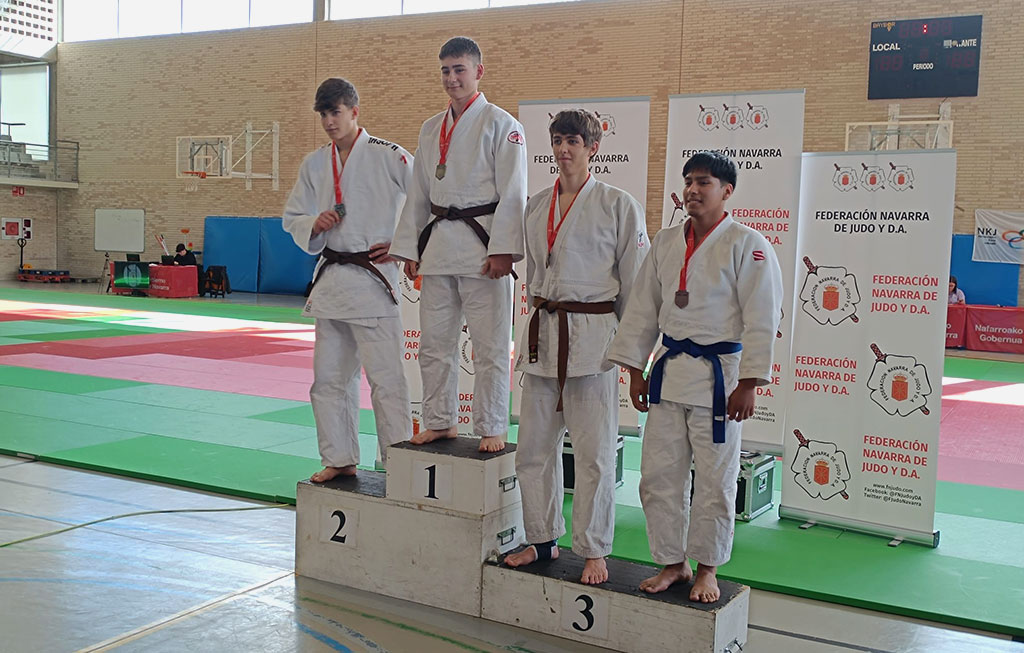 Premios Judo Categoría Cadete masculino 