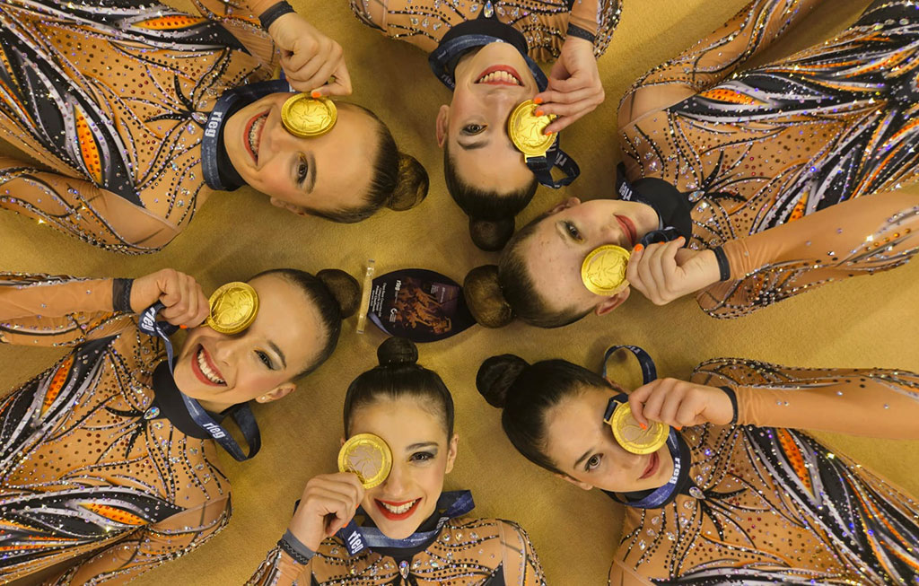 Equipo de gimnasia rítmica