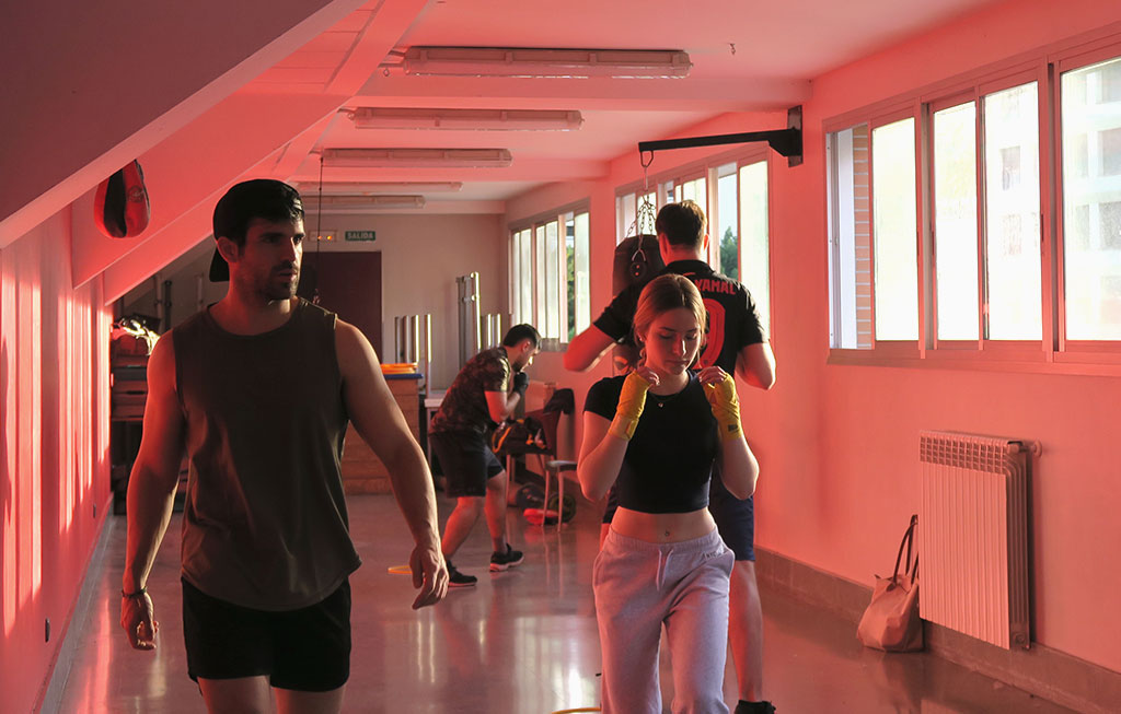 clase de boxeo