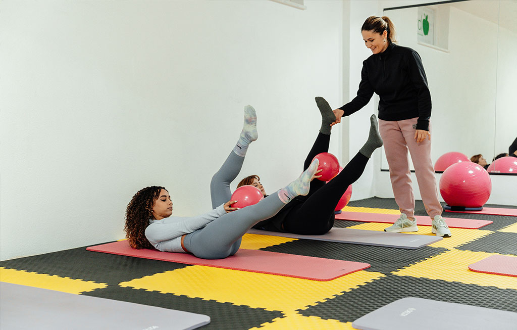Mat pilates con accesorios