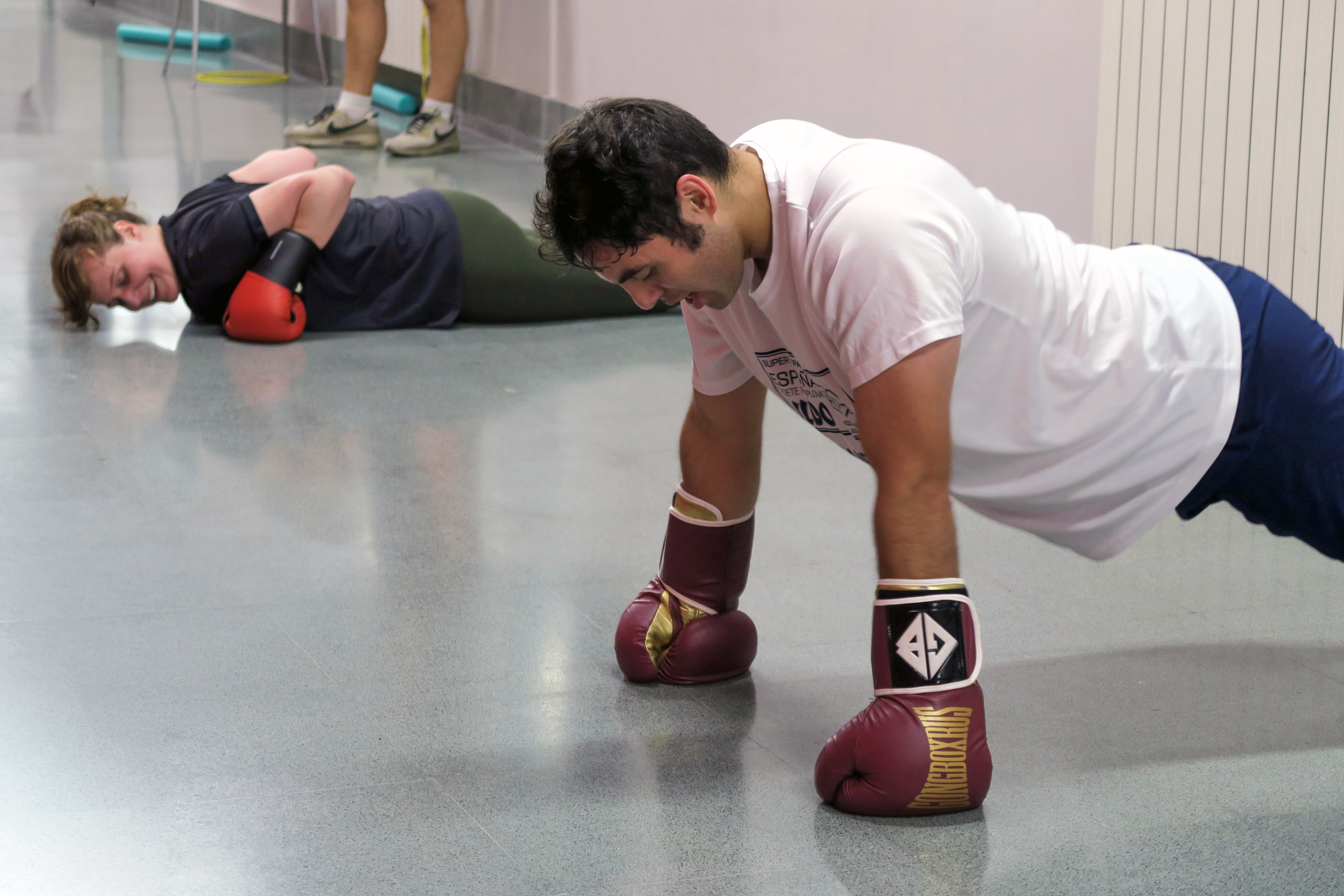 Físico profesor boxeo